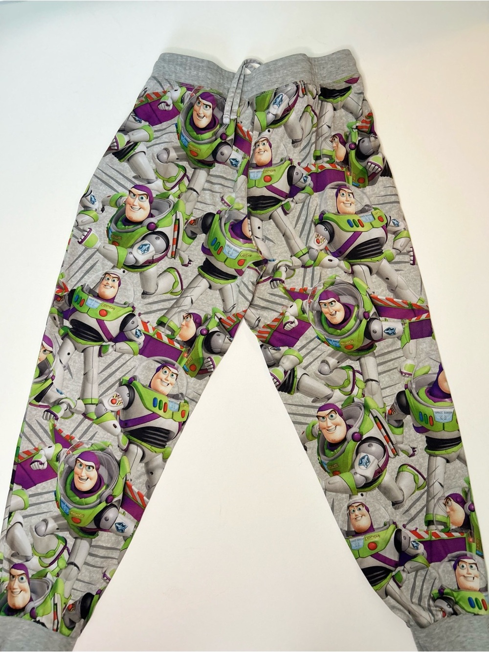 Disney Toy Story Buzz Lightyear Lounge Jogger Pajama Pants Men’s Small Gray